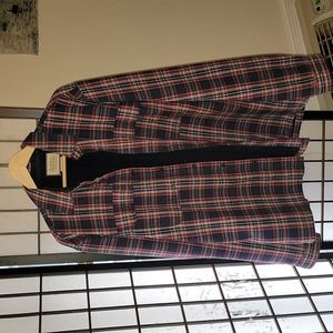 Men's Plaid Flannel Fleece-lined Long-sleeve Shirt - Boston Traders